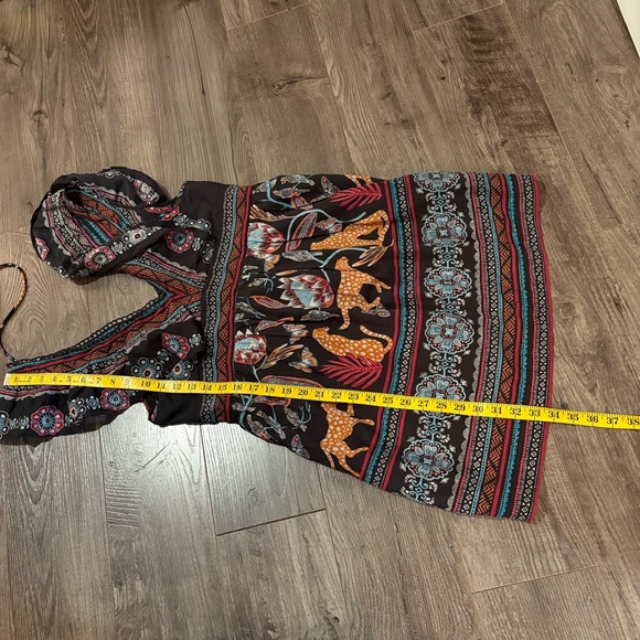 Anthropologie V-Neck Plunge Tunic Mini Dress - Picture 10 of 14